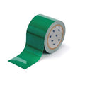 Floor Marking Tape, Polyester, No Legend, Green, 3 in W., 8 mil Thickness