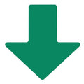 Floor Marking Tape, Polyester, No Legend, Green, 2 in W., 8 mil Thickness, 100 PK