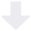 Floor Marking Tape, Polyester, No Legend, White, 2 in W., 8 mil Thickness, 100 PK