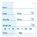 Food Safety Label, White, 2 in H, 1000pk