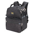 Tool Backpack, Black, Polyester, 75 Pockets