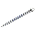 Metal Detectable Case Pen, Blue Ink, W/Split Ring, PK50
