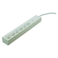 Power Strip, Surge, Hospital Grade, 15 ft., White