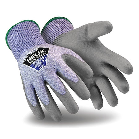 Coated Gloves, Cut Level A4 , Dipped , Polyurethane , Rough , L 1 PR