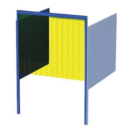 Welding Booth,5ft.x5ft.,Wall Mounted