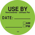 Food Rotation Label, Green, Paper, PK500