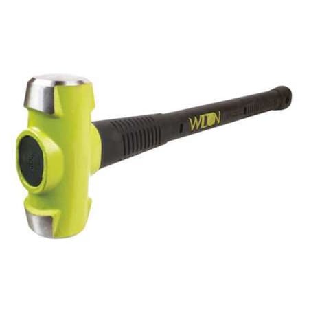Sledge Hammer, 10 lb., 26 In, Rubber/Steel