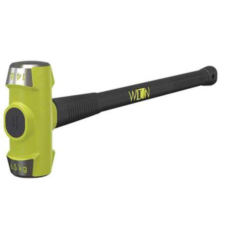Sledge Hammer, 14 lb., 32 In, Rubber/Steel