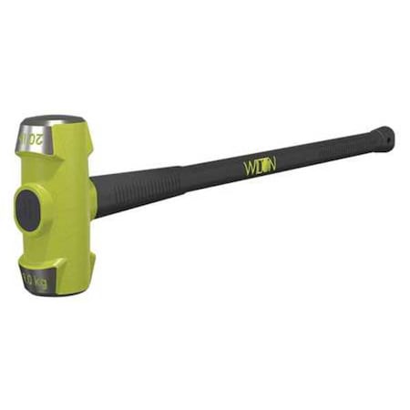 Sledge Hammer, 20 lb., 36 In, Rubber/Steel