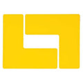 Floor Marking Tape, Polyester, Solid, Yellow, 3 in W., 8 mil Thickness, 20 PK