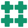 Floor Marking Tape, Polyester, No Legend, Green, 2 in W., 8 mil Thickness, 20 PK