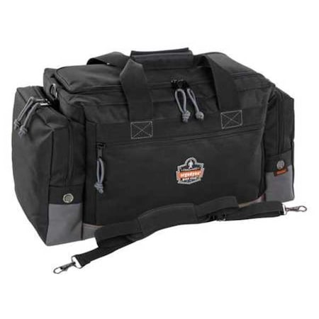 Duffel Bag, Black, Polyester, 4 Pockets