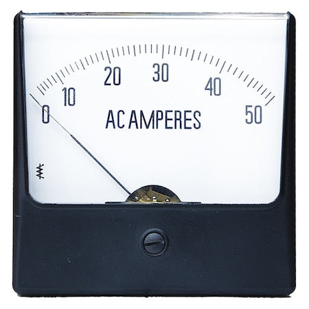 Analog Panel Meter, AC Current, 0-50 AC A