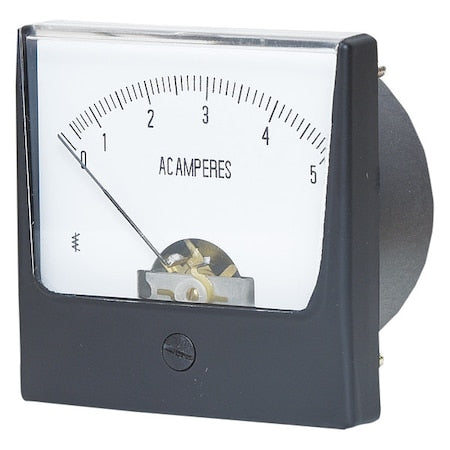 Analog Panel Meter, AC Current, 0-5 AC A