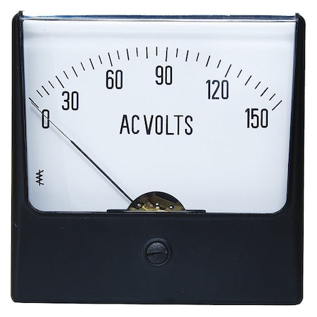 Analog Panel Meter, AC Voltage, 0-150 AC V