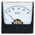 Analog Panel Meter, AC Voltage, 0-500 AC V