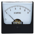 Analog Panel Meter, DC Current, 0-25 DC A
