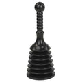 Bellows Toilet Plunger, Polyethylene, Cup Size 5 in.