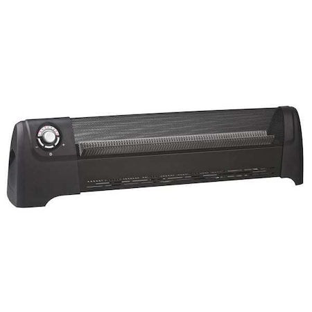 Electric Baseboard Heater, 1500, 120V AC, 1 Phase, 5118 BtuH, Non-Oscillating