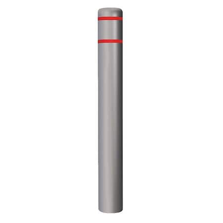 Post Sleeve, 7 In Dia., 60 In H, Gray