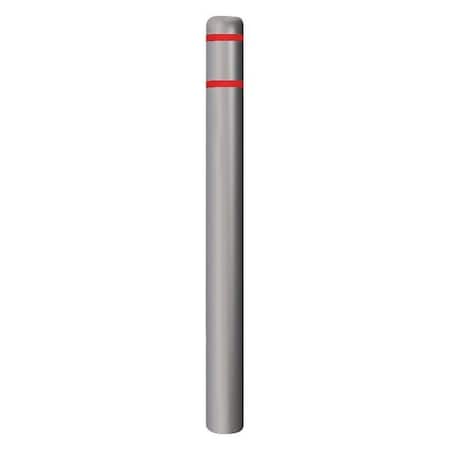 Post Sleeve, 4-1/2 In Dia., 52 In H, Gray