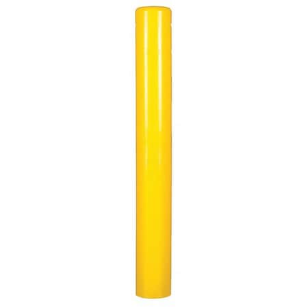 Post Sleeve, 4-1/2 In Dia., 52 In H, Yellow