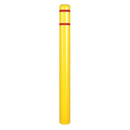 Post Sleeve, 4-1/2 In Dia., 64 In H, Yellow
