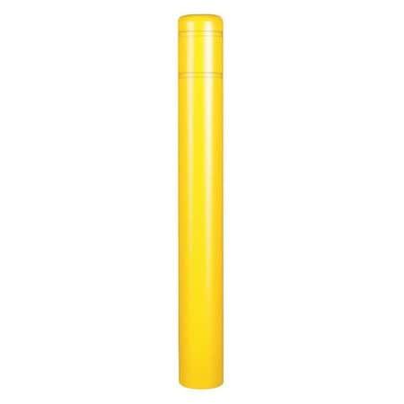 Post Sleeve, 7 In Dia., 72 In H, Yellow