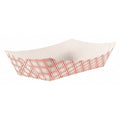 Paper Disposable Food Tray 5 lb., Red, Pk500