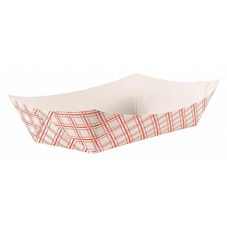Paper Disposable Food Tray 5 lb., Red, Pk500
