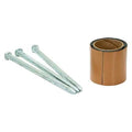 Asphalt Installation Kit, Gray, Steel