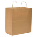 Super Royal Brown Shopping Bag Flat Bottom, Twist Handles, Pk200