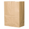 Shopping Bag Flat Bottom 1/6 BBL, Brown Pk500