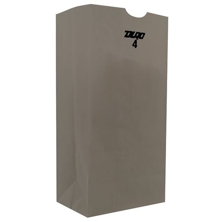 Grocery Bag Flat Bottom 4 lb White, Pk500
