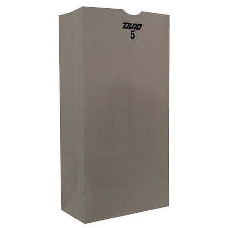 Grocery Bag Flat Bottom 5 lb White, Pk500