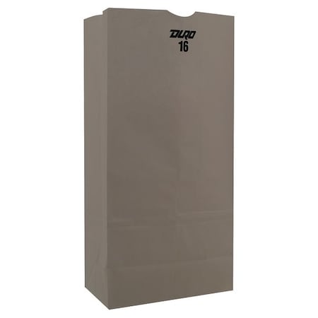 Grocery Bag Flat Bottom 16 lb White, Pk500
