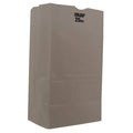 Grocery Bag Flat Bottom 25 lb Shorty White, Pk500
