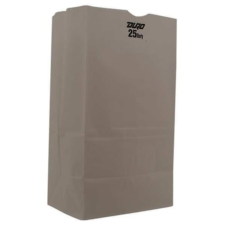 Grocery Bag Flat Bottom 25 lb Shorty White, Pk500