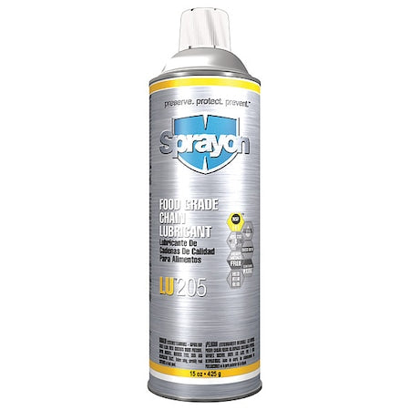 Food Grade Chain Lubricant, 15 oz, Aerosol