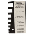 Locoloc Oval and Stop Sleeve Gauge, 1/32-3/16