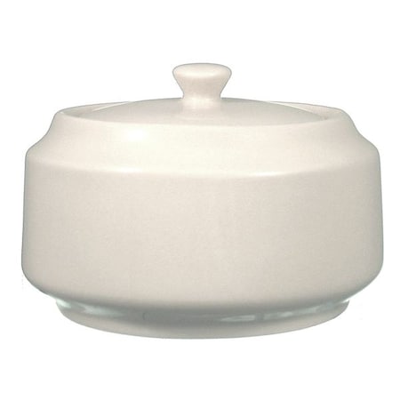 Sugar Container, 14 oz., Ceramic American White PK36