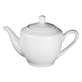 Tea and Coffee Pot, 11 oz. Ceramic Bright White PK24