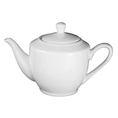 Tea and Coffee Pot, 11 oz. Ceramic Bright White PK24