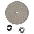 Buffing Wheel, Spiral Sewn, 6 In Dia.