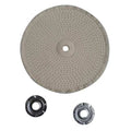 Buffing Wheel, Spiral Sewn, 8 In Dia.