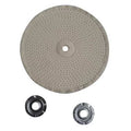 Buffing Wheel, Spiral Sewn, 10 In Dia.