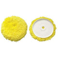 Polishing Pad, Curved Edge, 7-1/2 In, Wool