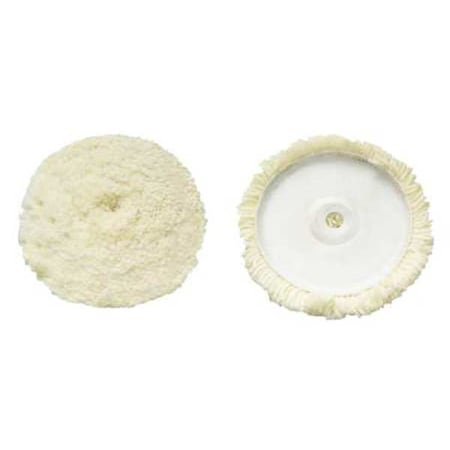 Polishing Pad, Curved Edge, 7-1/2 In