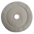 Buffing Wheel, Cushion Sewn, 6 In Dia.