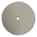 Buffing Wheel, Spiral Sewn, 6 In Dia.